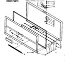 Kenmore 198714820 door parts diagram