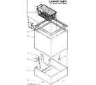 Kenmore 198715060 cabinet parts diagram