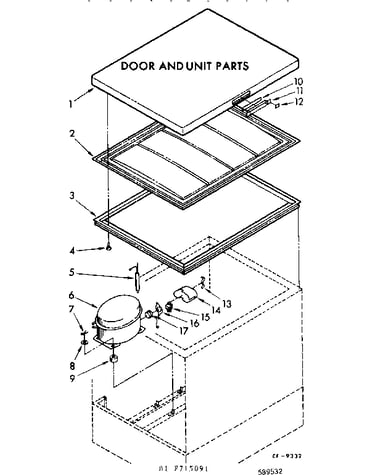 Door and unit parts