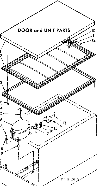 Door and unit parts