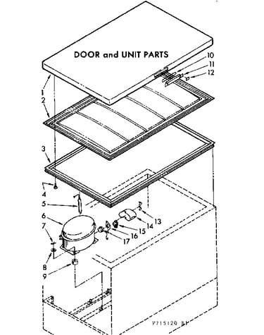 Door and unit parts