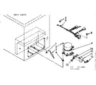 Kenmore 198715200 unit parts diagram