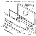 Kenmore 198715431 door parts diagram