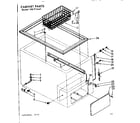 Kenmore 198715441 cabinet parts diagram