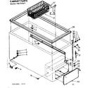 Kenmore 198715471 cabinet parts diagram