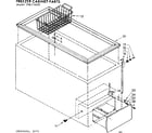 Kenmore 198716231 cabinet parts diagram