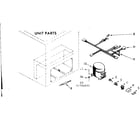 Kenmore 198716231 unit parts diagram