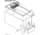Kenmore 198716232 cabinet parts diagram