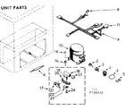 Kenmore 198716232 unit parts diagram