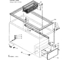 Kenmore 198716430 cabinet parts diagram