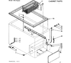 Kenmore 198716440 cabinet parts diagram