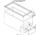 Kenmore 198716601 cabinet parts diagram