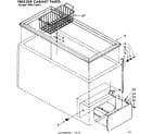 Kenmore 198716611 cabinet parts diagram