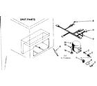 Kenmore 198716611 unit parts diagram