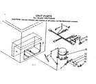 Kenmore 198716640 unit parts diagram