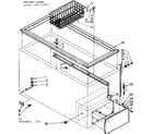 Kenmore 198716641 cabinet parts diagram