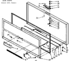 Kenmore 198716641 door parts diagram