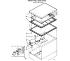 Kenmore 198717090 door and unit parts diagram