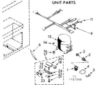 Kenmore 198717200 unit parts diagram
