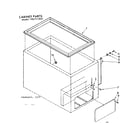 Kenmore 198717205 cabinet parts diagram
