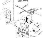 Kenmore 198717205 unit parts diagram