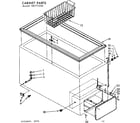Kenmore 198717230 cabinet parts diagram
