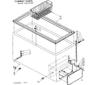 Kenmore 198717235 cabinet parts diagram