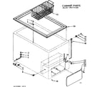 Kenmore 198717430 cabinet parts diagram