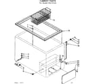 Kenmore 198717431 cabinet parts diagram