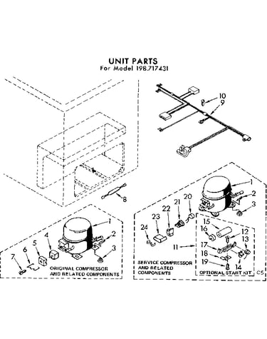 Unit parts