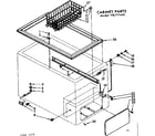 Kenmore 198717440 cabinet parts diagram