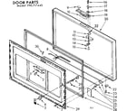 Kenmore 198717445 door parts diagram