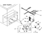 Kenmore 198717616 unit parts diagram