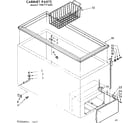 Kenmore 198717620 cabinet parts diagram