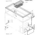 Kenmore 198717625 cabinet parts diagram