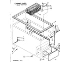 Kenmore 198717641 cabinet parts diagram