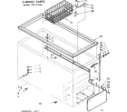 Kenmore 198717646 cabinet parts diagram
