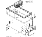 Kenmore 198717820 cabinet parts diagram