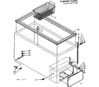 Kenmore 198717821 cabinet parts diagram
