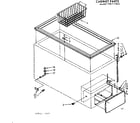Kenmore 198717825 cabinet parts diagram