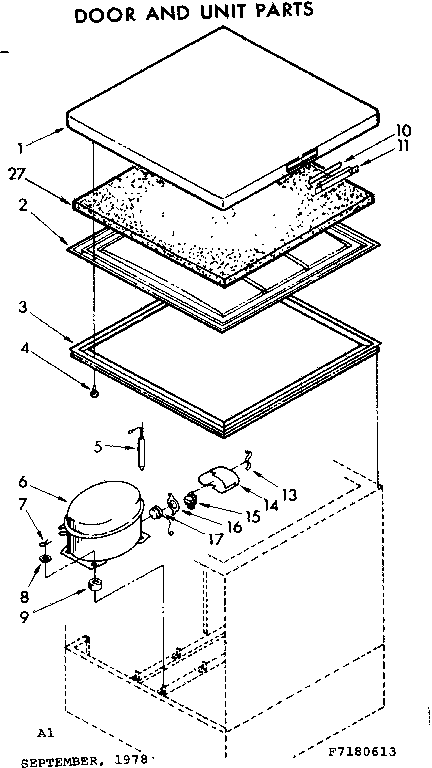 Door and unit parts