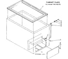 Kenmore 1987181510 cabinet parts diagram