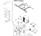 Kenmore 1987181521 unit parts diagram