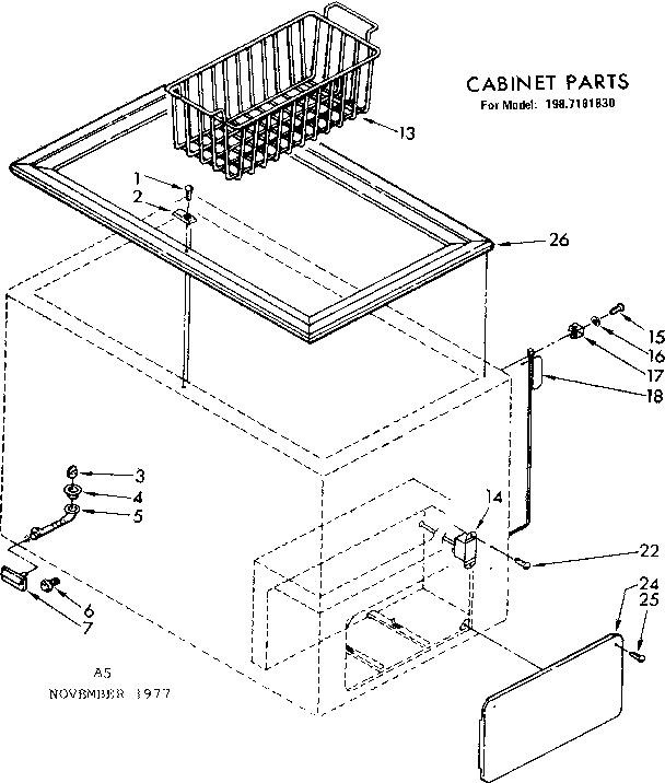 Cabinet parts