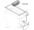 Kenmore 1987182320 cabinet parts diagram