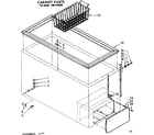 Kenmore 1987182330 cabinet parts diagram