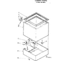 Kenmore 1987190612 cabinet parts diagram