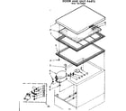 Kenmore 1987190920 door and unit parts diagram