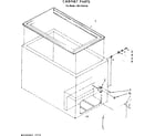 Kenmore 1987191510 cabinet parts diagram