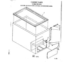 Kenmore 1987191511 cabinet parts diagram